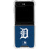 MLB Detroit Tigers - Solid Distressed Galaxy Z Flip6 Clear Case